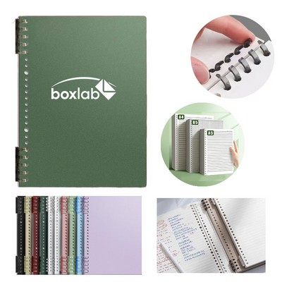 10 Color Plastic Cover Lined Journals for Writing 120 Sheets Wide Ruled Notebook