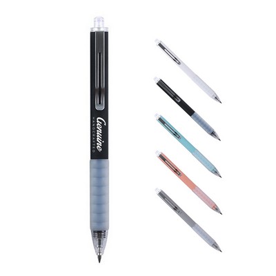 Retractable Ballpoint Pen with Soft Grip