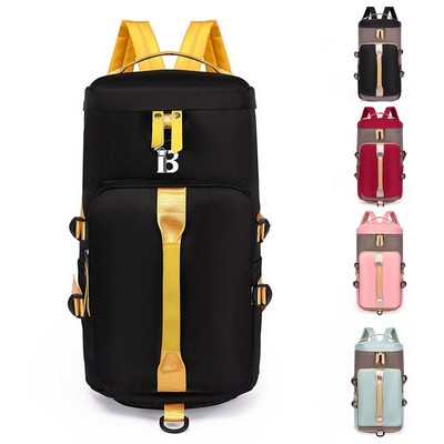 Sports Duffle Backpack w/ Shoe Compartment