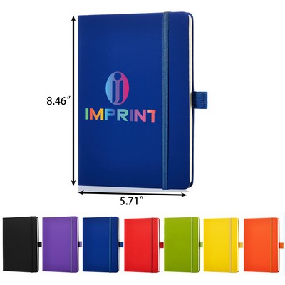 5.5 x 8.2" A5 Hardcover Notebook College Ruled Notepad
