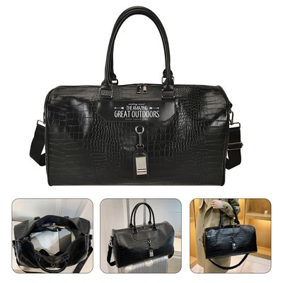PU Leather Versatile Duffel Bag