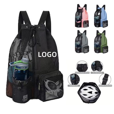 Drawstring Ventilator Mesh Equipment Bag