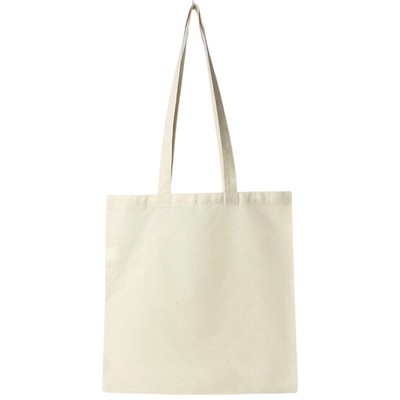 Blank 5 oz Cotton Tote Bag | Reusable Everyday Market Grocery Beach Natural (15x15)
