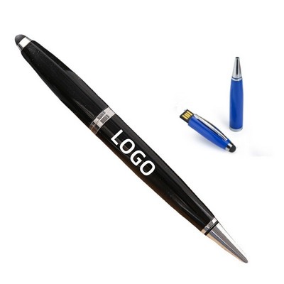 3in1 Custom Multi Functional Metal Stylus Ballpoint Pen w/16GB USB Flash Drive