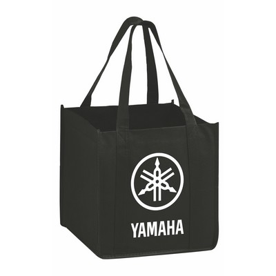 Non-Woven Takeout Bag w/Poly Bottom Board Insert