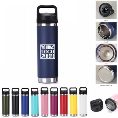 18oz Double Wall Vacuum Insulated Water Bottle