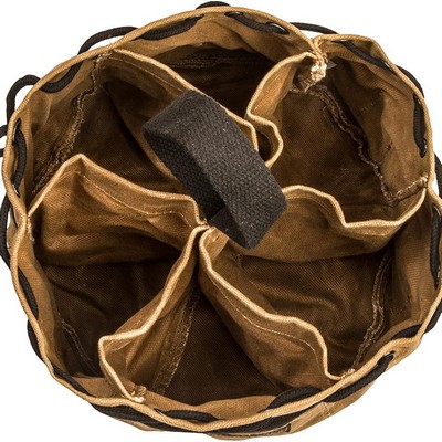 Waxed Canvas Compact Tool Organizer Bag