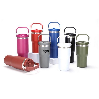 30oz Stainless Steel Insulated Tumbler with Handle
