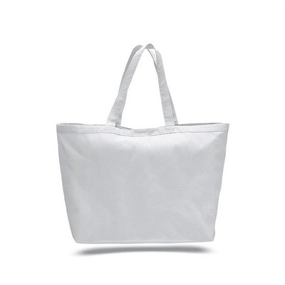 Canvas Big Tote with Velcro Closure