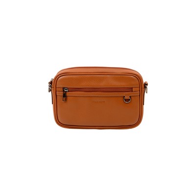 Champs Luggage Brown Onyx Collection Leather Crossbody Bag Size One Size