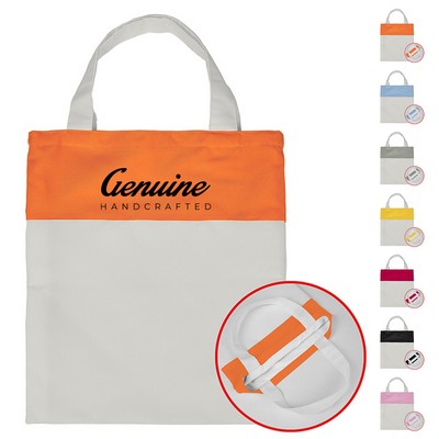 Canvas Patchwork Tote Bag