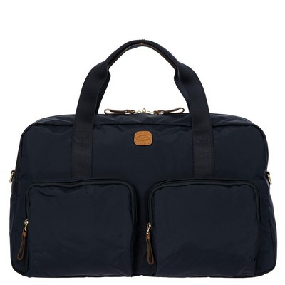 Bric's® 18" X-Bag Boarding Navy Blue Duffle Bag w/Pockets