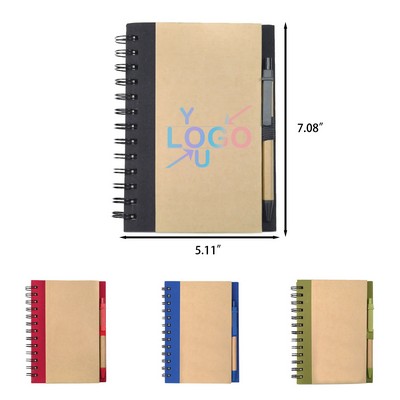 Coiled Notebook with Eco Pen