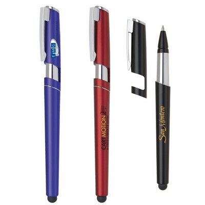 Plastic Cap Off Ballpoint Stylus Pen