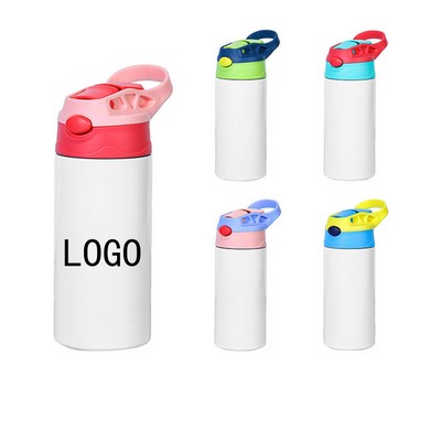 304 Stainless Steel Straw Thermos Cup with Car-Friendly Handle