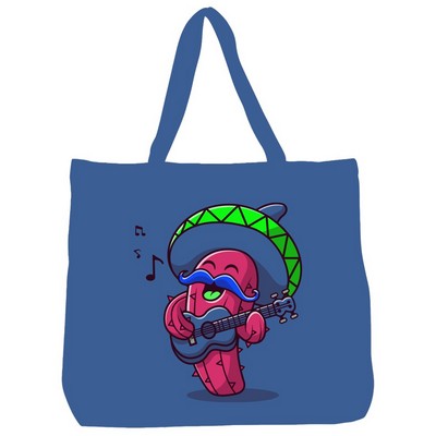 Sublimation 12 oz Poly Canvas Tote Bag - 14" x 12" x 5.25"G