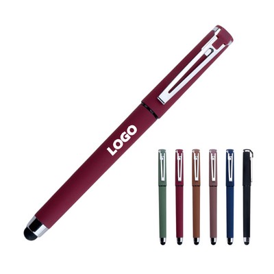 Soft Touch Stylus Gel Pen