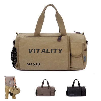 Large Capacity Canvas Travel Bag