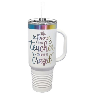 Polar Camel 40 oz. ION Plated Travel Mug w/Straw