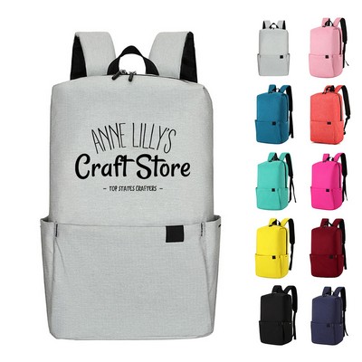 Oxford Cloth Multi-pocket Laptop Backpack