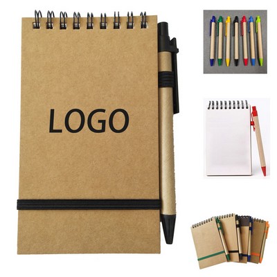 Recycled Spiral Jotter With Pen