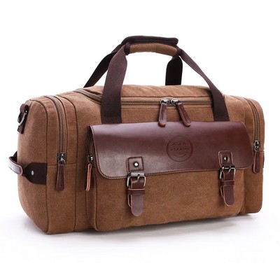 Algiers Canvas leather duffel
