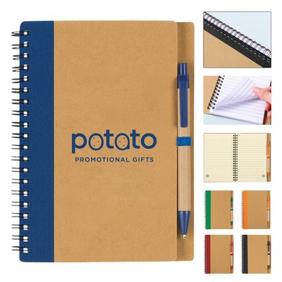 Personalized Spiral Writing Journal With Logo