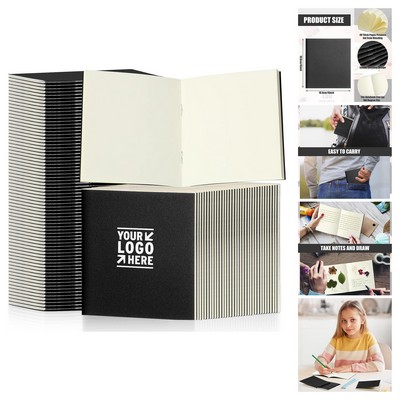 24 Sheets 4 x 4" Colorful Cute Memo Notepads - Blank Journals