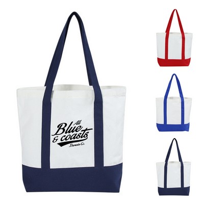 Patchwork Canvas Tote Bag