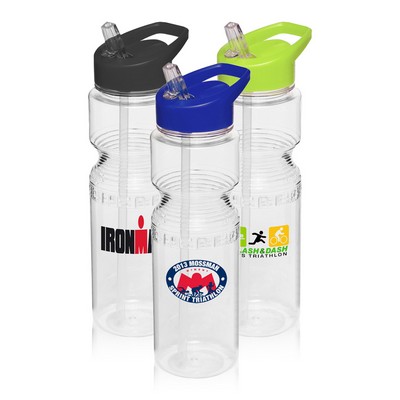 28 Oz. Sports Bottles w/Straw