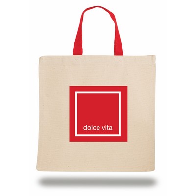 Natural Cotton Tote (14"x14")