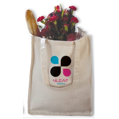 Canvas Jumbo Shopper w/ Gusset