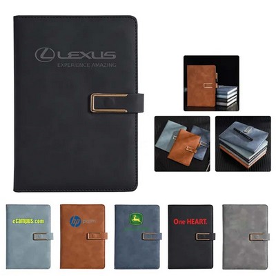 A5 PU Leather Journal with Magnetic Buckle