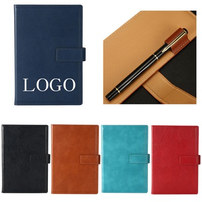 A5 Business PU Leather Office Notebook