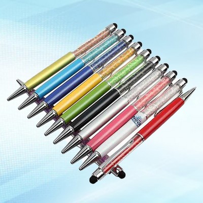 Crystal Stylus Pen for Smooth Writing and Touchscreen Precision with Elegant Crystal Design