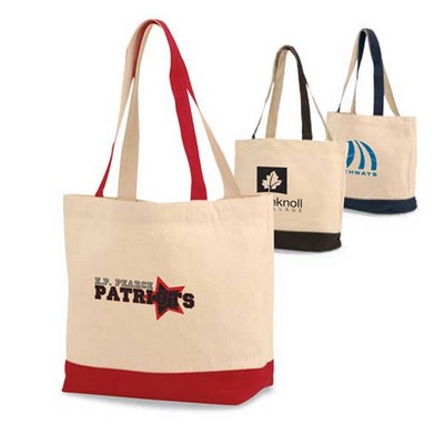 2 Tone Canvas Tote Bag