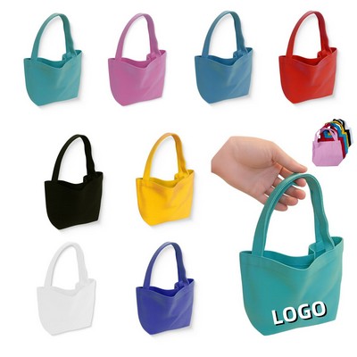 Mini Colorful Canvas Tote Bag