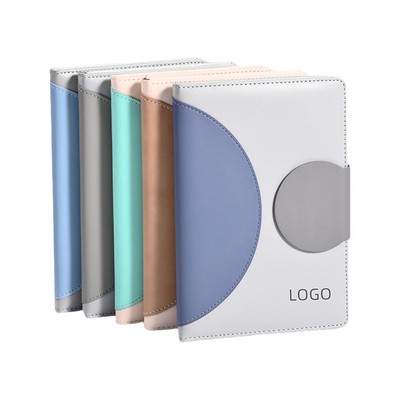 Thickened Softcover Magnetic Snap Notebook