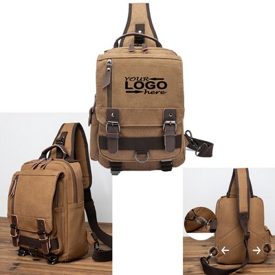 Retro Crossbody Messenger Bag