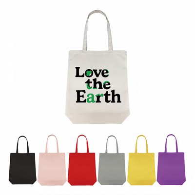 12oz Natural Cotton Fiber Reusable Shopping Tote Bags (13.78"x15.75")