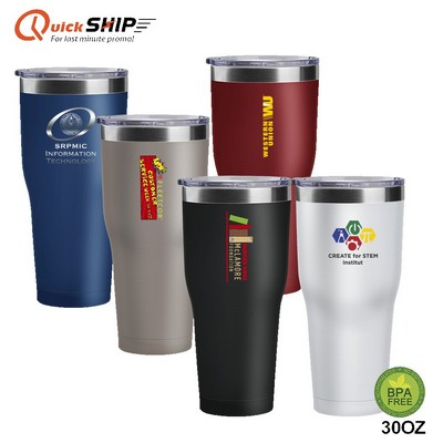 Tully 30oz Stainless Steel Tumbler with Custom Imprint