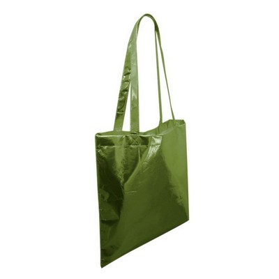 Print Metallic Tote Bag