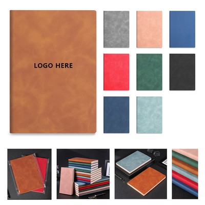 Premium Leather-Bound Notebook