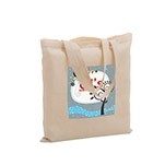 Custom Printed Cotton Canvas Tote Bag (15"x15")