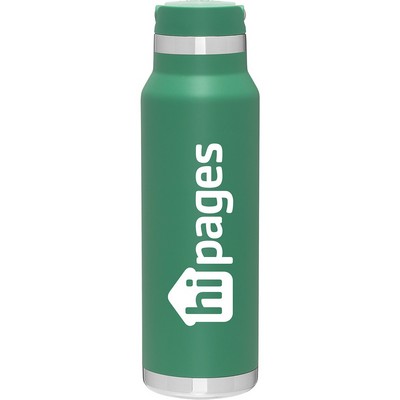 25 oz h2go Voyager Water Bottle (Matte Forage Green)