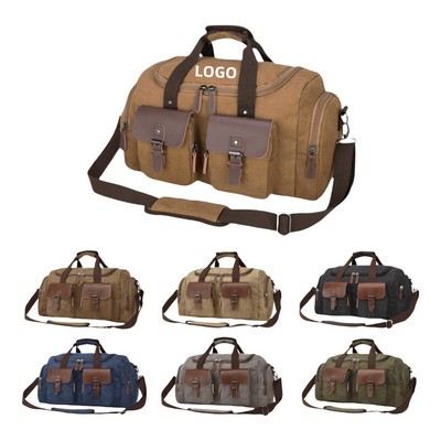 Waterproof Canvas Travel Duffel Bag