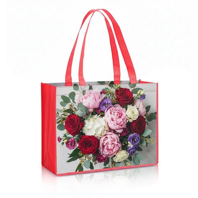 Non Woven Laminated Tote Bag 12" X 16" X 6"