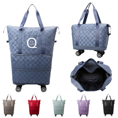 Personalized Carry-On Foldable Suitcase Travel Luggage