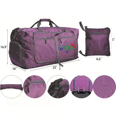 Foldable Polyester Duffle Bag with Large Storage Capacity