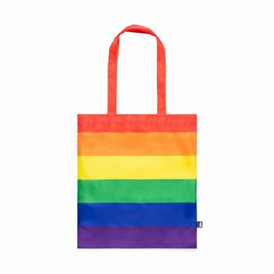 Canvas Rainbow Flag Tote Bag